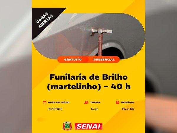 Várzea Paulista abre inscrições para curso gratuito de Funilaria de Brilho (Martelinho)